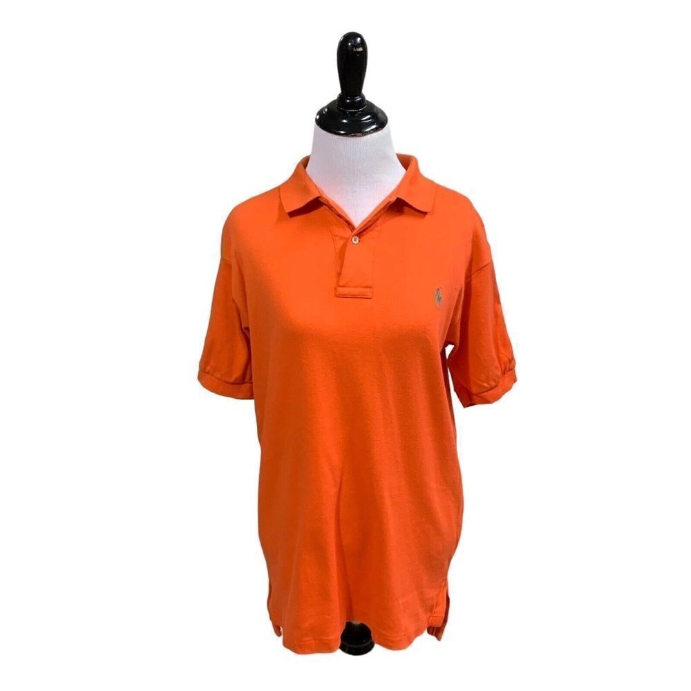 Vintage 1990's Polo Ralph Lauren Men's L Large Polo Shirt Short Sleeves Preppy - Picture 1 of 7